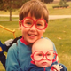 The author and his younger brother, circa 1989